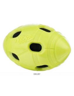Игрушка для собак «Мяч для регби хрустящий» Nerf 15 см