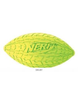 Игрушка для собак «Мяч для регби резиновый пищащий» Nerf 10 см