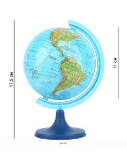 Глобус 11 см - физический Интерактивный (арт. ОСН1224094)