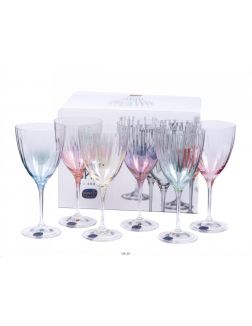 Набор бокалов для вина стеклянных «Kate optic» 6 шт. 400 мл (арт. 40796/D4882/22/400)