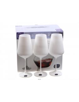 Набор бокалов для вина стеклянных «Sandra» 6 шт. 450 мл (арт. 40728/D4594/450)