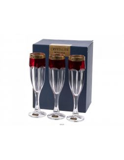 Набор бокалов для шампанского стеклянных «SAFARI» 6 шт. 150 мл (арт. 433/1KC86/0/Z2267/150-669)