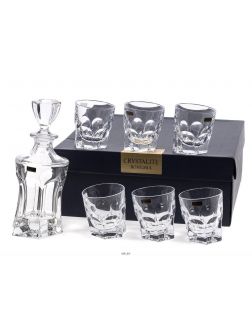 Набор для питья стеклянный «ACAPULCO» 7 предметов: графин, 6 стаканов (арт. 2K9/99999/9/99S41/084-7M8)