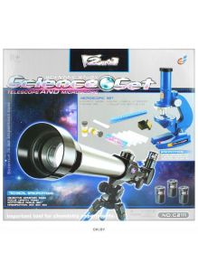 Микроскоп + телескоп в наборе. Игрушка (DV-T-2937)