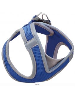 Triol | Мягкая шлейка-жилетка нейлоновая синяя XS, обхват груди 320-360 мм