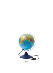 Глобус Земли физико-политический с подсветкой, d=210 мм (арт. Ке012100181)