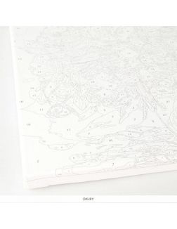 Рисование по номерам «Розовые пионы» 30х20 см (арт. DV-4358-10)