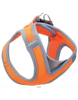 Triol | Мягкая шлейка-жилетка нейлоновая оранжевая S, обхват груди 360-410 мм