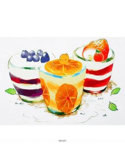 Набор для творчества «Рисование по номерам. Десерты» холст 30x20 см