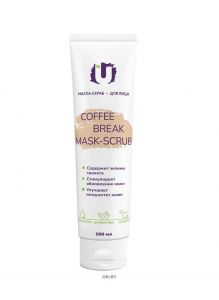 The U | Маска-скраб для лица Coffee break mask-scrub, 100 мл