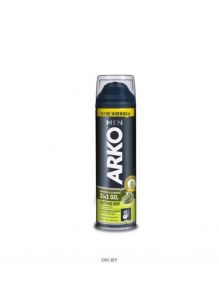 ARKO MEN | гель 2в1 д/бритья и умывания HEMP с маслом семян конопли 200 мл