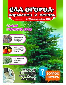 Сад огород — кормилец и лекарь 19 / 2023