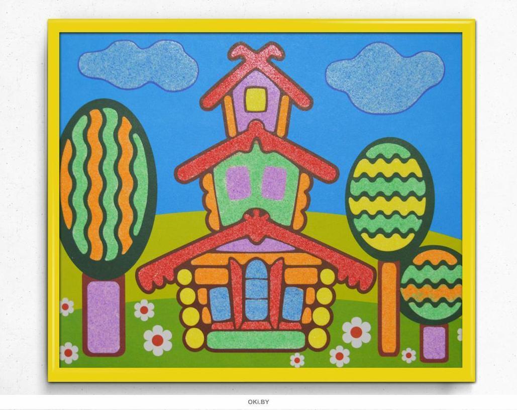 аппликация теремок