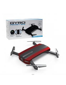 GYRO-Pocket складной квадрокоптер 2,4GHz с Wi-Fi камерой 480p, управ. от смартфона, размер 13,5х14,5 см (красный) GYRO-Pocket складной квадрокоптер 2,4GHz с Wi-Fi камерой 480p, управ. от смартфона, размер 13,5х14,5 см (красный)