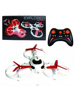 GYRO-Explorer трикоптер 2,4GHz 4 канала 17х17,5см, 6-осевой, функция автоматич. возвращения, программируемый маршрут полёта.