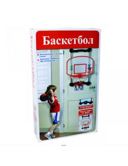 Баскетбольный щит с мячом, насосом (41х30х3,9 см) в коробке