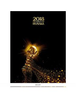 Бизнес - блокнот 80 листов, клетка - ЧМ по Футболу 2018 «Золотой кубок»