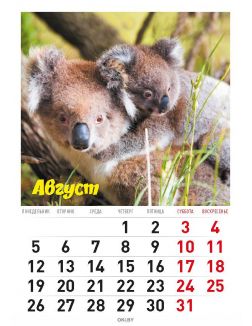 Календарь «В мире животных» на 2019 год