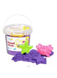 Набор для детского творчества «умный песок 1. фиолетовый» (ssr102 , genio kids-art)