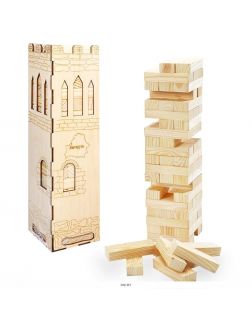 Вежа. Игра настольная развивающая деревянная (master wood)